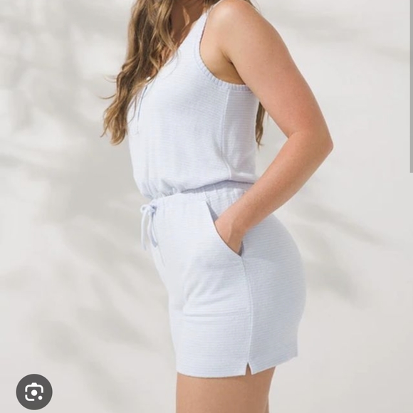 NWT Soma soft blue striped ronper - Picture 3 of 9